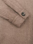 Пиджак-рубашка из шерсти и кашемира LARDINI  –  Деталь