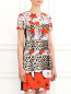 Платье с узором Moschino Cheap&Chic  –  Модель Верх-Низ