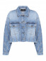 Укороченная джинсовая куртка свободного кроя Dondup  –  Общий вид