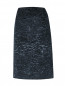 Юбка из фактурной ткани прямого кроя S Max Mara  –  Общий вид
