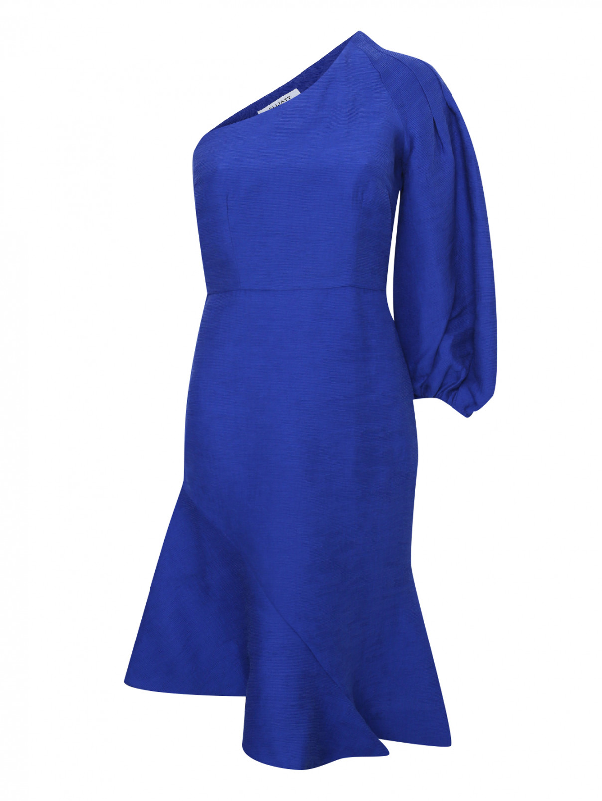 Платье на одно плечо Elliatt  –  Общий вид  – Цвет:  Синий