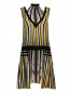 Шелковое платье с принтом "полоска" Sportmax  –  Общий вид