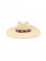 Соломенная шляпа с лентой из бисера Ermanno Scervino  –  Обтравка1