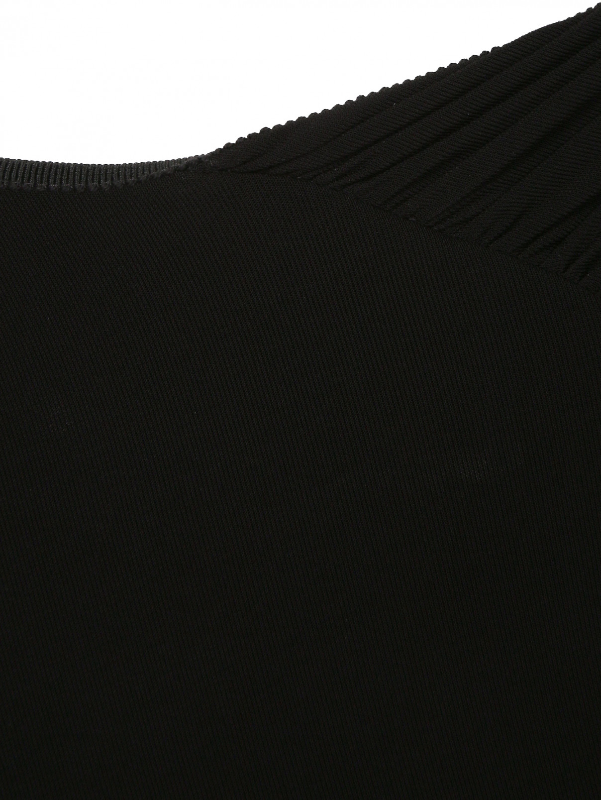 Юбка-макси с драпировками Alberta Ferretti  –  Деталь1  – Цвет:  Черный