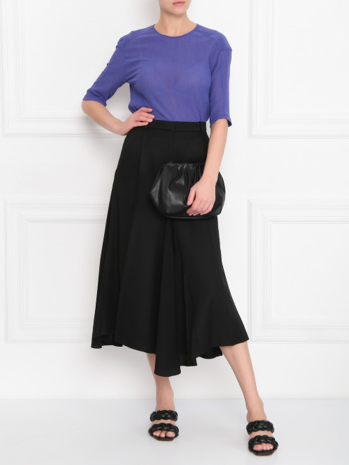 Топ однотонный с коротким рукавом Nina Ricci - МодельОбщийВид