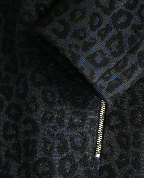 Пальто из фактурной смешанной шерсти с карманами на молнии - Деталь1