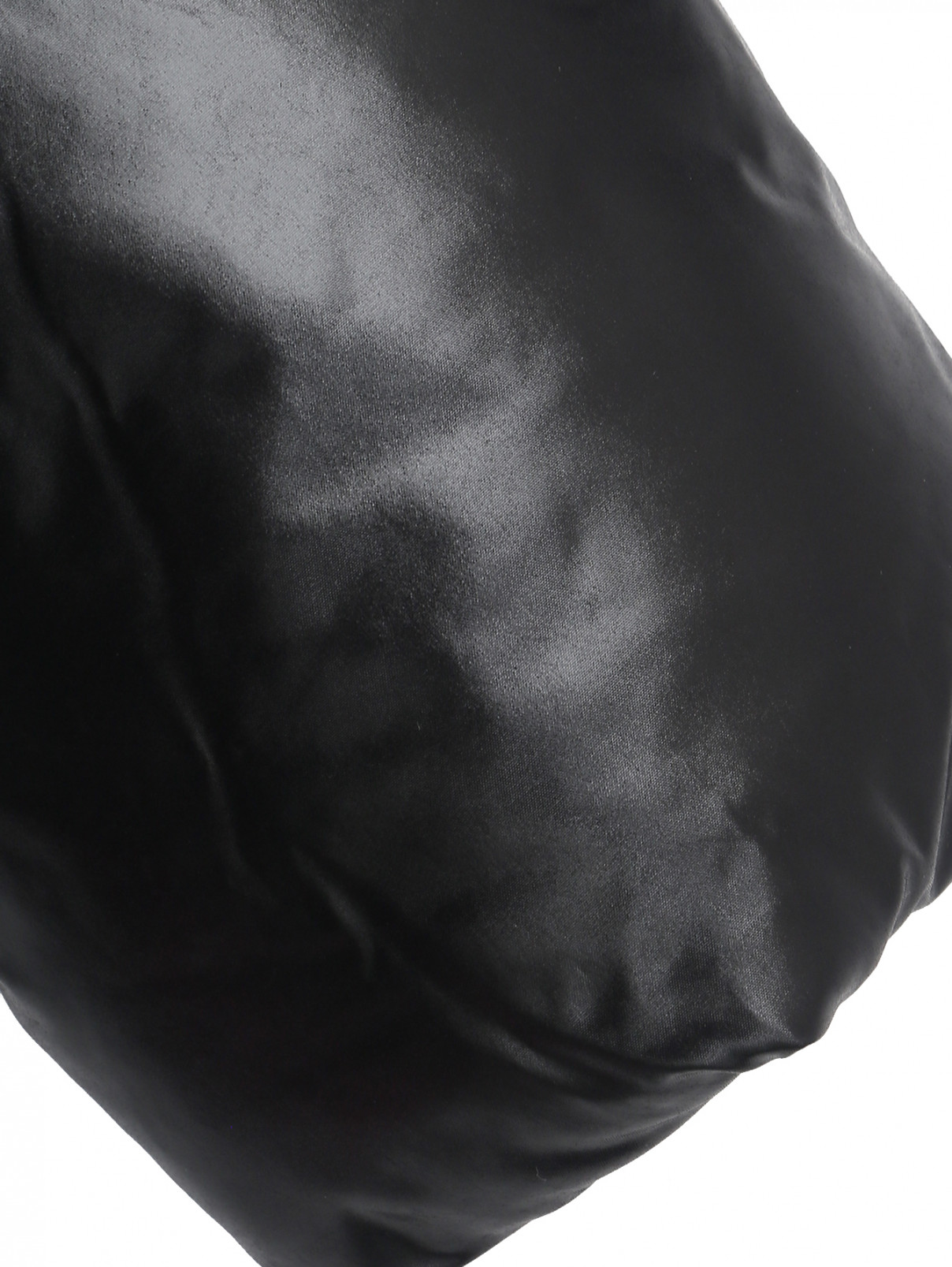 Удлиненная куртка с принтом EA 7  –  Деталь1  – Цвет:  Черный