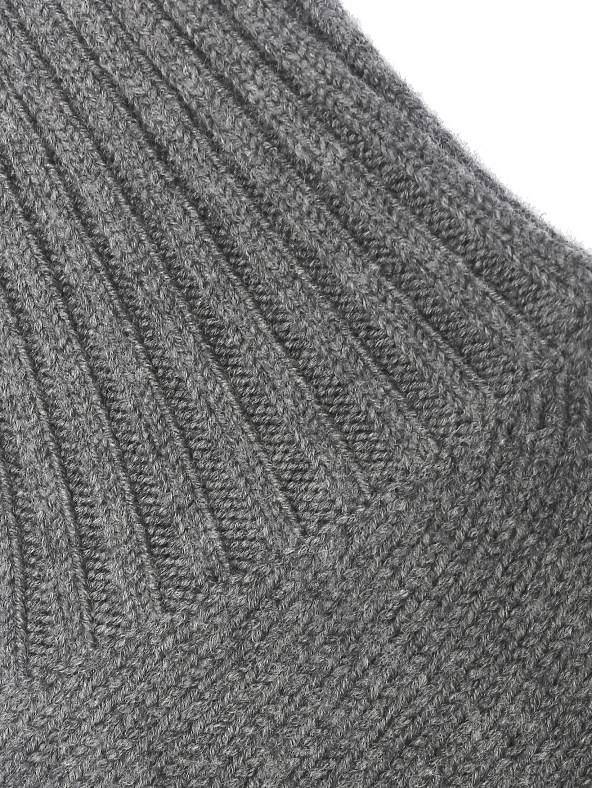 Свитер из шерсти с вышивкой Alberta Ferretti  –  Деталь1  – Цвет:  Серый