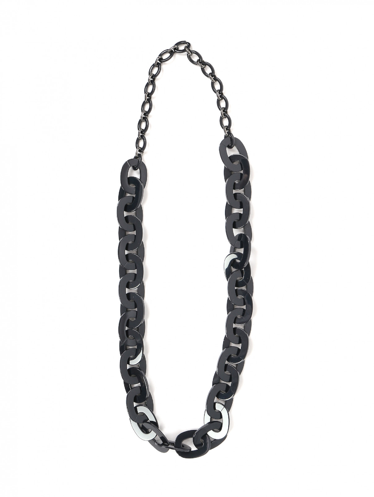 Ожерелье из пластика Max Mara  –  Общий вид  – Цвет:  Черный