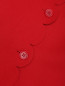 Пальто из смешанной шерсти на пуговицах с карманами Red Valentino  –  Деталь