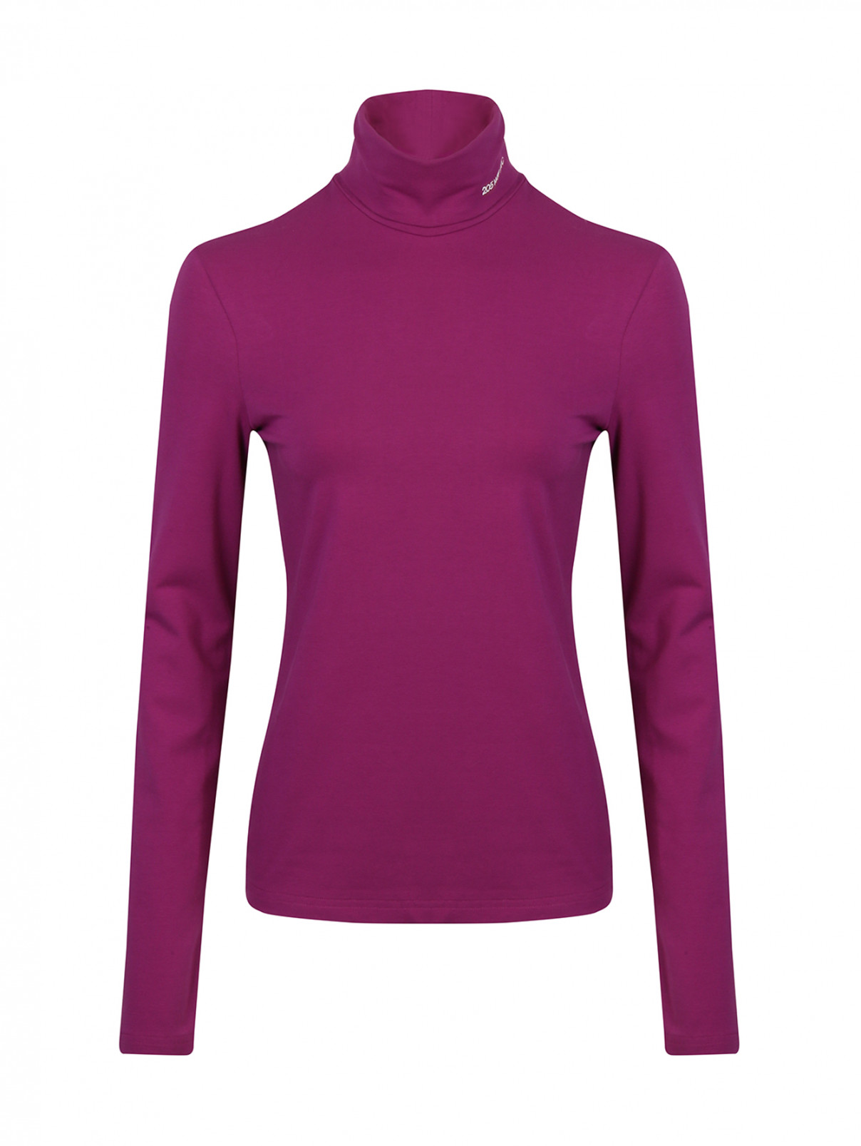 Водолазка из хлопка Calvin Klein 205W39NYC  –  Общий вид  – Цвет:  Фиолетовый