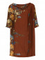 Свободное платье-мини с цветочным узором Antonio Marras  –  Общий вид