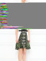 Платье-мини из шелка с узором Kira Plastinina  –  Модель Общий вид