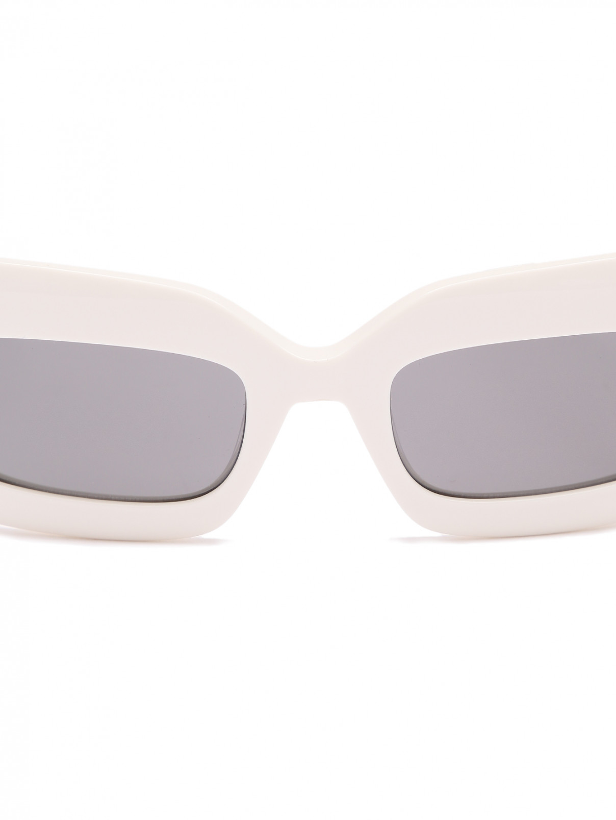 Солнцезащитные очки в белой оправе Sportmax  –  Деталь1  – Цвет:  Белый