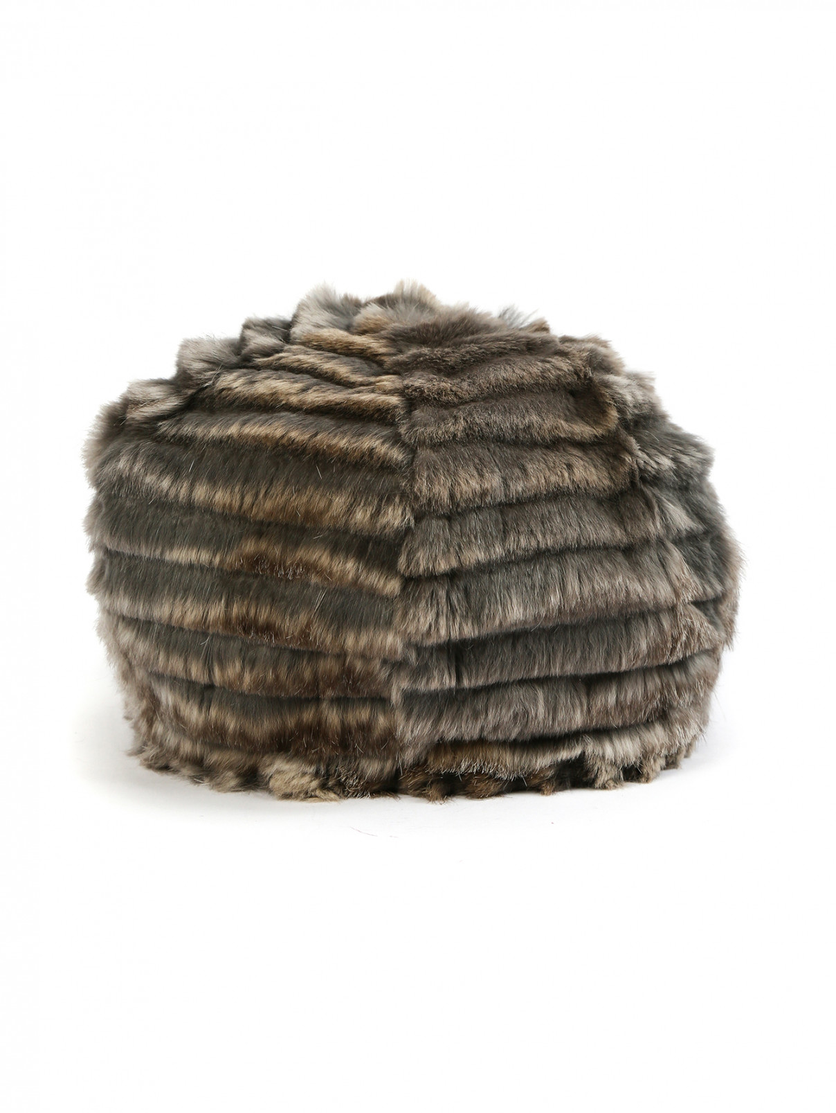 Шапка из меха кролика Borsalino  –  Общий вид  – Цвет:  Серый