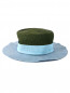 Шляпа из соломы с контрастной отделкой MiMiSol  –  Обтравка1