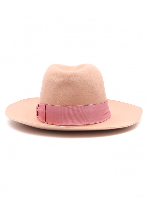 Шляпа из шерсти с контрастной отделкой  Borsalino - Общий вид