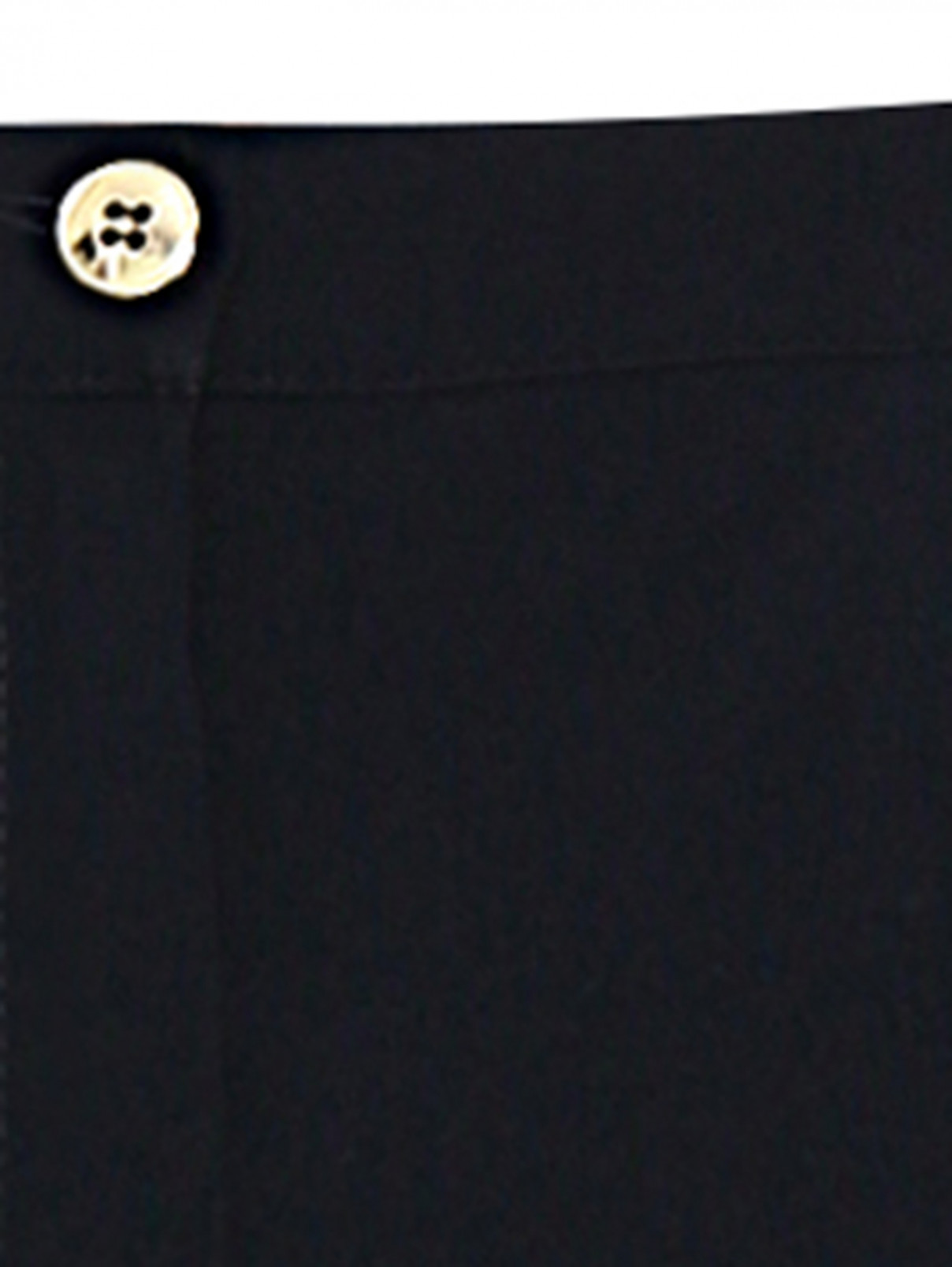 Шорты свободного кроя с карманами Marina Rinaldi  –  Деталь  – Цвет:  Синий