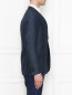Шерстяной однобортный пиджак с принтом Etro  –  МодельВерхНиз2