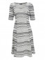 Платье-миди из хлопка с узором Max&Co  –  Общий вид