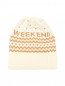 Трикотажная шапка из шерсти с узором Weekend Max Mara  –  Обтравка1