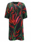 Платье из шелка свободного кроя с узором Barbara Bui  –  Общий вид