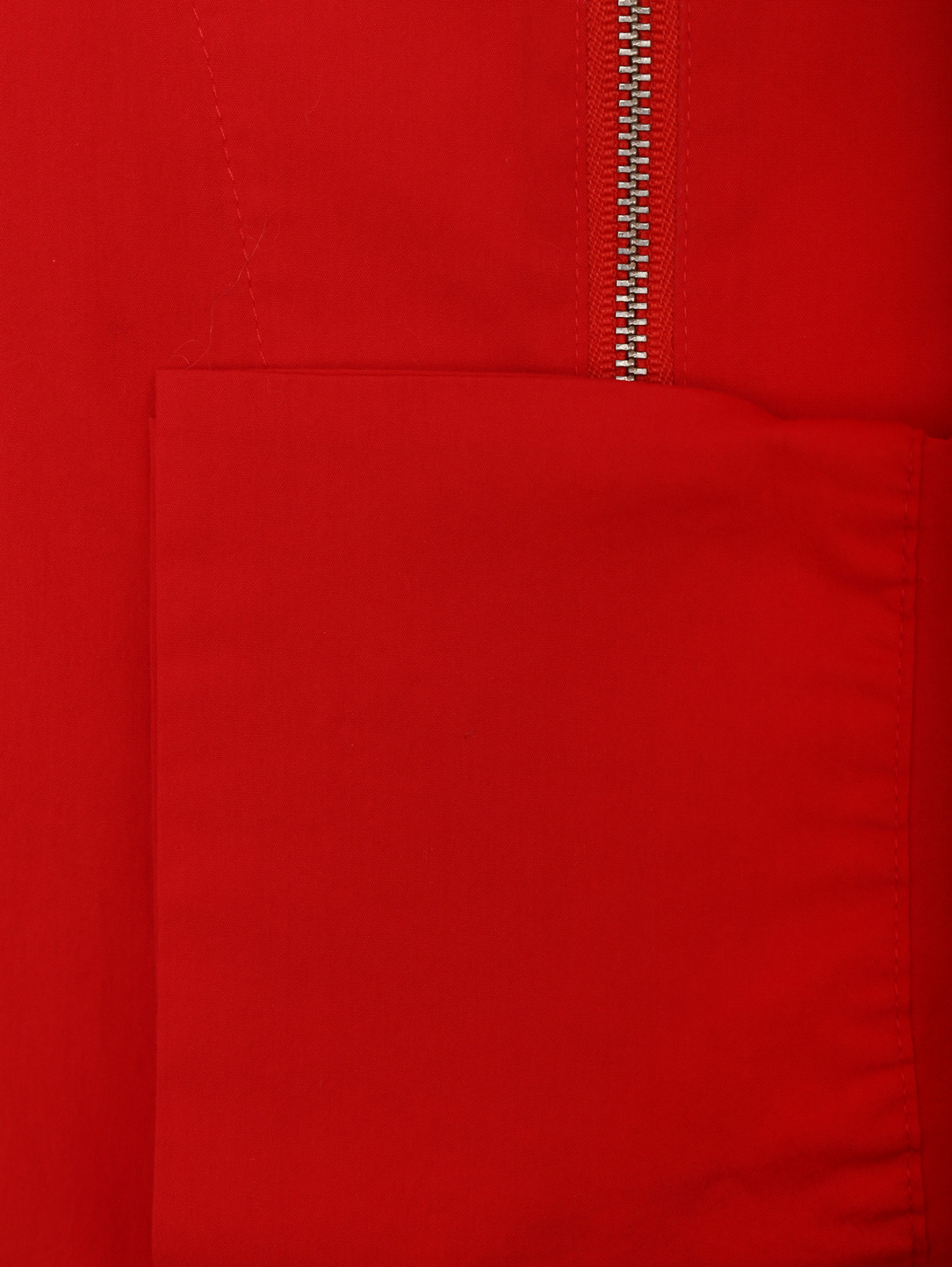 Блуза из смесового хлопка на молнии Comma  –  Деталь1