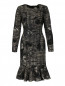 Платье-миди из шерсти с узором Antonio Marras  –  Общий вид
