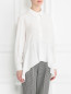 Блуза из шелка асимметричного кроя Alberta Ferretti  –  Модель Верх-Низ