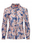 Блуза из вискозы с цветочным узором Max&Co  –  Общий вид