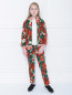 Толстовка хлопковая с цветочным узором Dolce & Gabbana  –  МодельОбщийВид