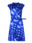 Платье из шелка с геометрическим узором свободного фасона Armani Collezioni  –  Общий вид