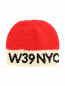 Шапка из шерсти с аппликацией Calvin Klein 205W39NYC  –  Общий вид