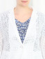 Жакет из хлопка с накладными карманами и вышивкой Marina Rinaldi  –  Модель Общий вид1