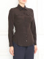 Блуза из шелка Moschino  –  Модель Верх-Низ
