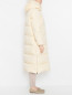 Куртка пуховик длины миди с декорированной молнией Woolrich  –  МодельВерхНиз2