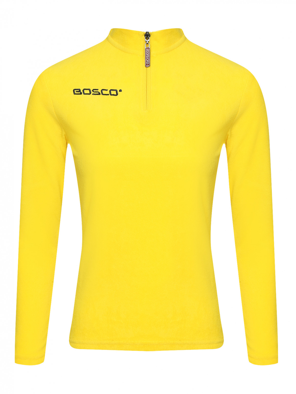 Джемпер флисовый на молнии BOSCO  –  Общий вид  – Цвет:  Желтый