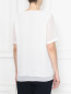 Блуза свободного кроя с короткими рукавами Persona by Marina Rinaldi  –  МодельВерхНиз1