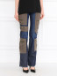Джинсы из темного денима с накладными карманами Moschino Jeans  –  Модель Верх-Низ