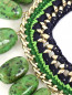 Ожерелье из текстиля, камней и металла Inga Kazumyan  –  Деталь