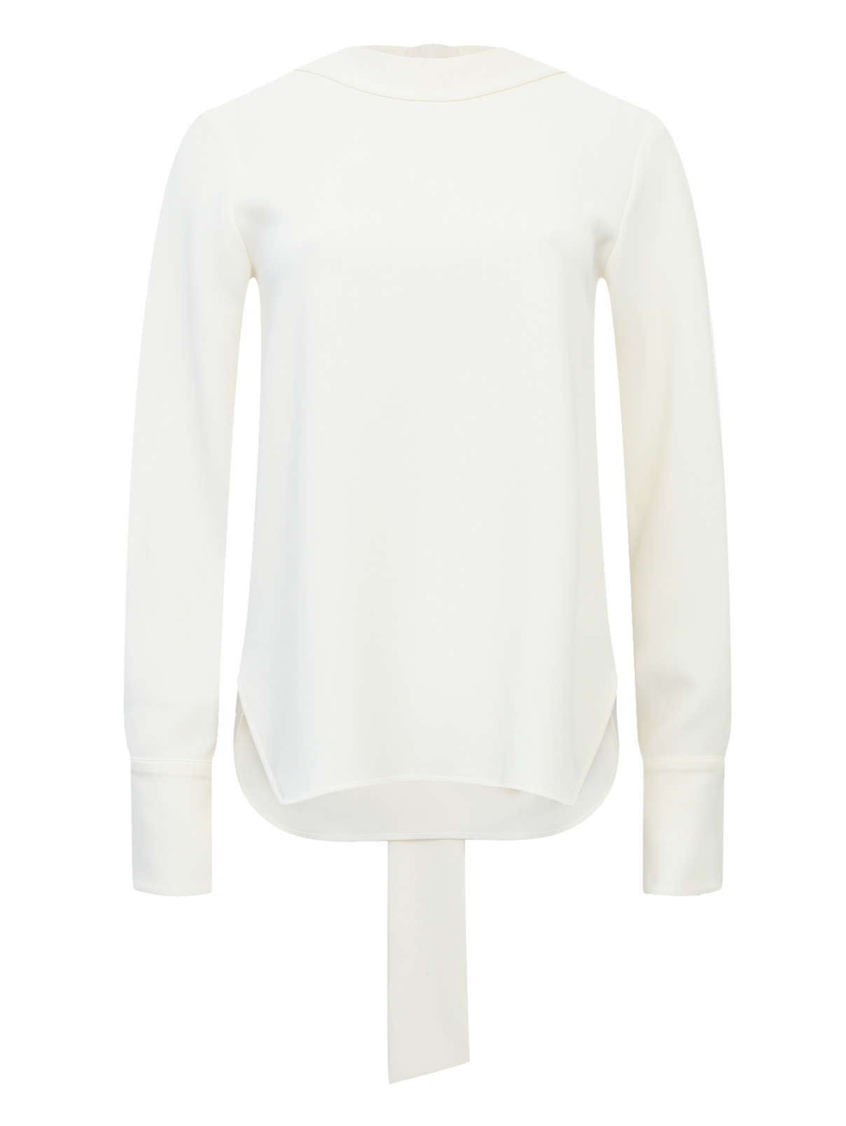 Блуза свободного кроя Alberto Biani  –  Общий вид  – Цвет:  Белый