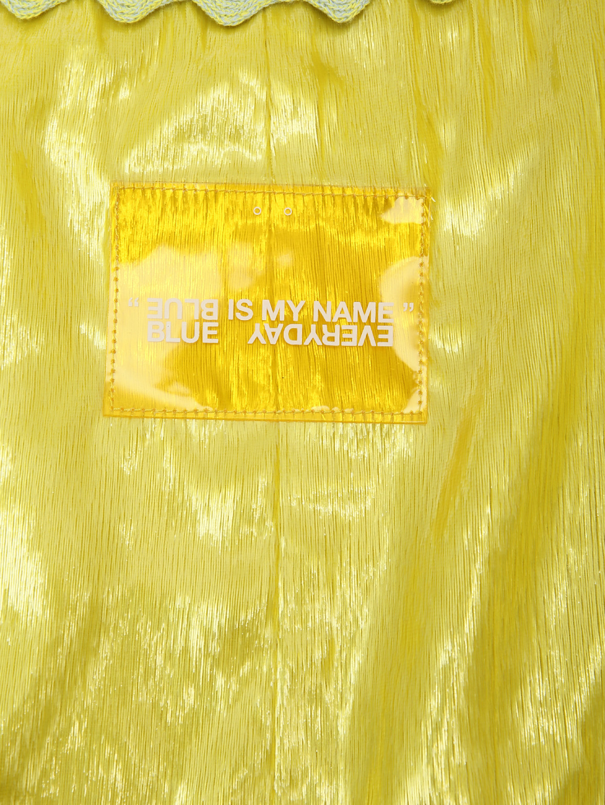 Юбка с разрезом, прямого кроя Sjyp  –  Деталь1  – Цвет:  Желтый