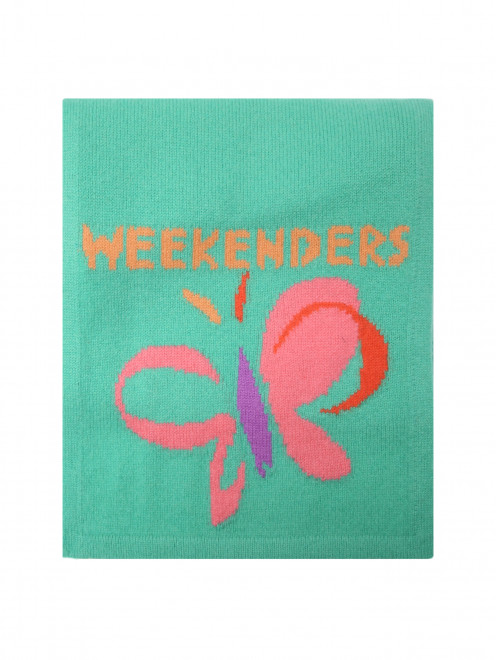 Шарф из кашемира с узором Weekend Max Mara - Общий вид