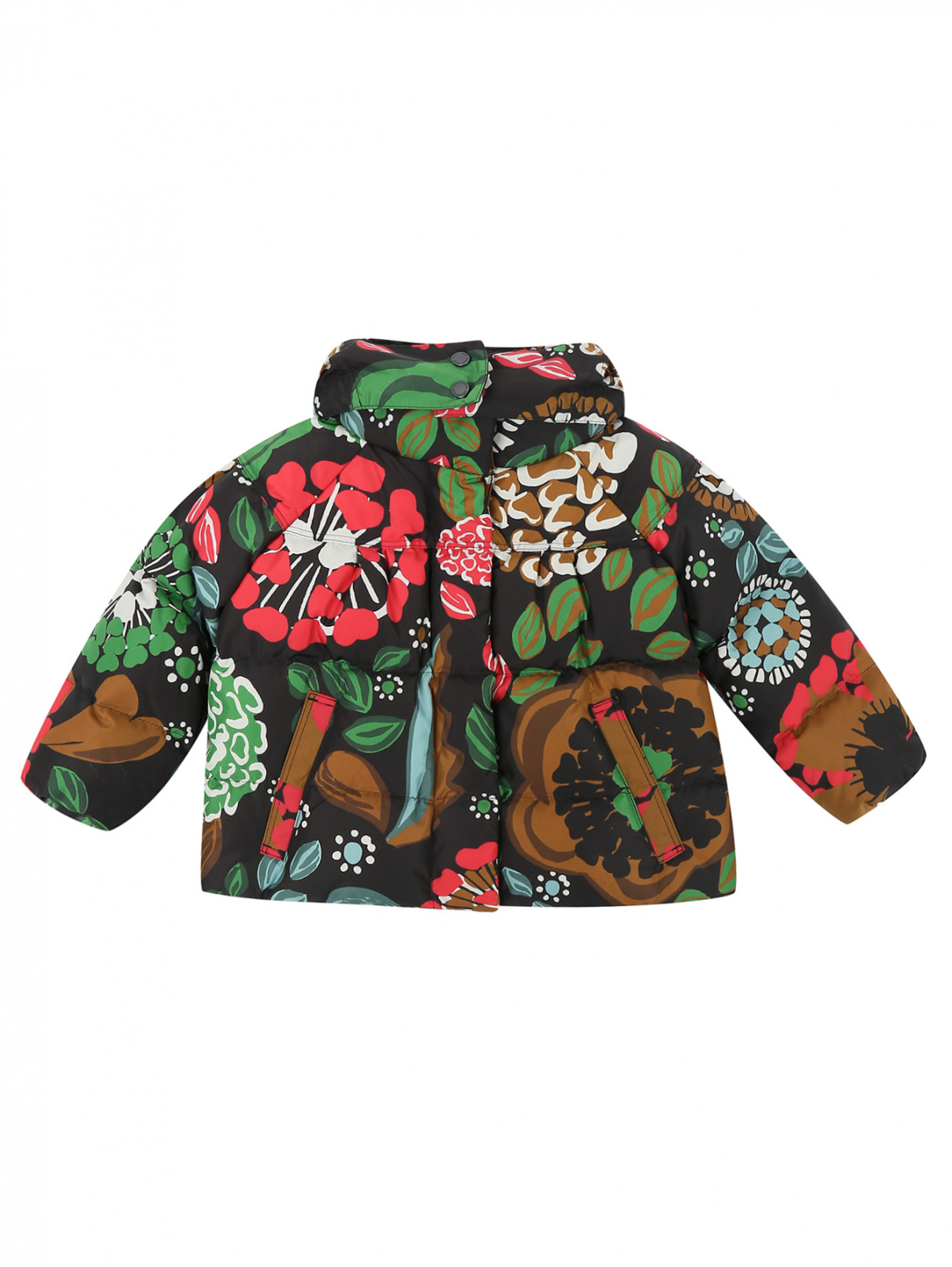 Куртка с цветочным узором Burberry  –  Общий вид  – Цвет:  Мультиколор
