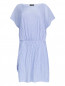 Платье свободного кроя с плиссировкой Emporio Armani  –  Общий вид