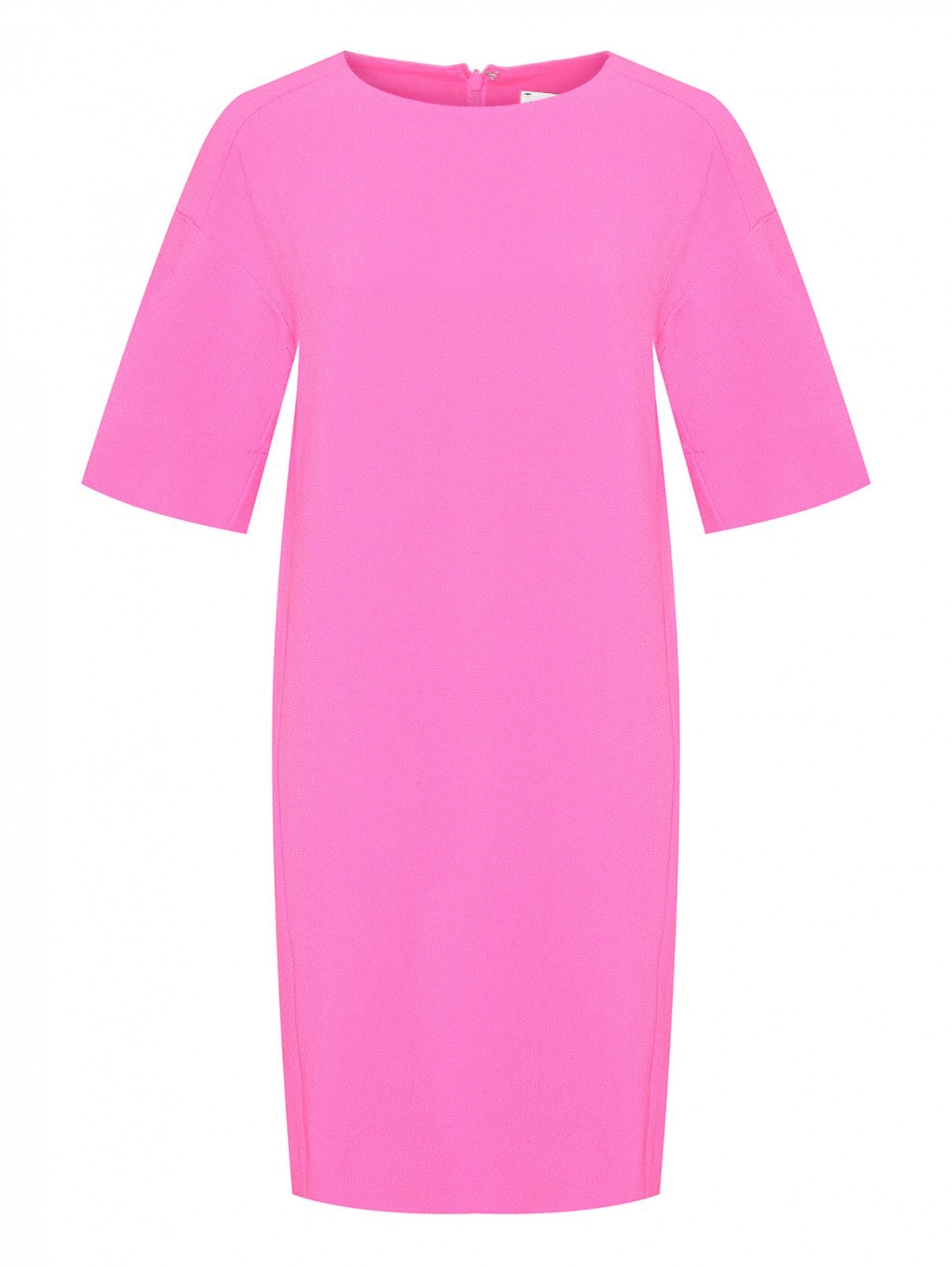Платье в стиле оверсайз Essentiel Antwerp  –  Общий вид  – Цвет:  Розовый