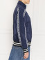 Куртка на молнии с контрастной отделкой Tommy Jeans  –  МодельВерхНиз2