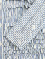 Удлиненная рубашка из хлопка с узором "полоска" Alysi  –  Деталь1