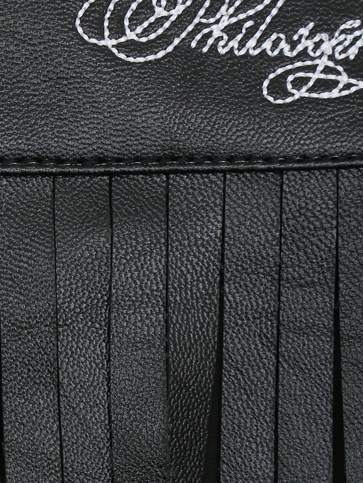 Юбка-шорты с бахромой Philosophy di Lorenzo Serafini  –  Деталь  – Цвет:  Черный