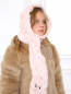 Шапка-шарф из меха кролика Miss Blumarine  –  Модель Общий вид